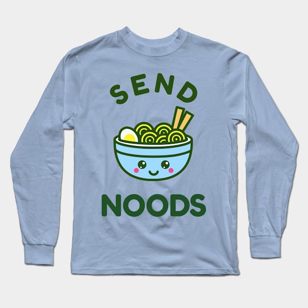 Send Noods Long Sleeve T-Shirt by Toni Tees